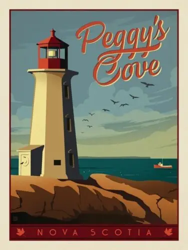 peggys cove nova scotia Metal Sign plaque Pub Bar Man Cave novelty gift