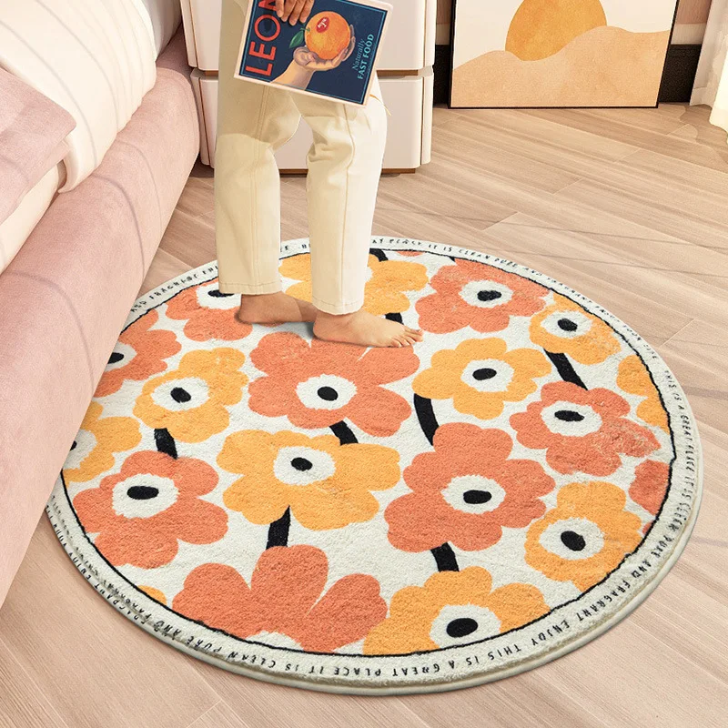 Kinder Runde Teppich Moderne Wohnzimmer Flauschigen Teppich Pelzigen Matte Für Kinder Schlafzimmer Teppich Hause Teppiche Zimmer Kinder Fell Teppich matte