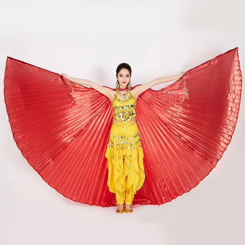 13 Colors Egypt Isis Belly Dance Wings Stage Dancing Wing Hot New Indian Dance Women Bellydance 1pc Wing For Dance Performance