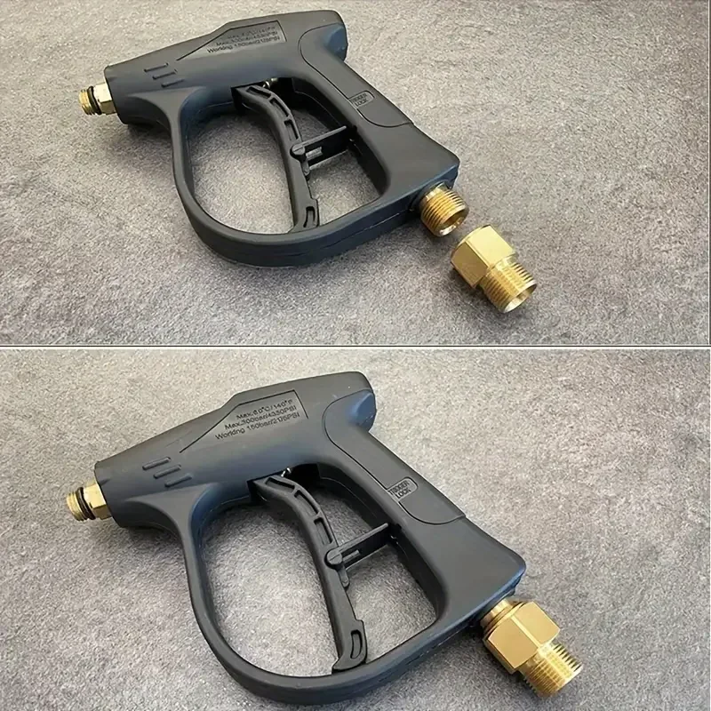 غسالة الضغط المقرنة M22 14/15 مللي متر ذكر الموضوع إلى M22 أنثى النحاس المناسب خرطوم إلى خرطوم اتصال متري الأنابيب إلى محول البندقية #5