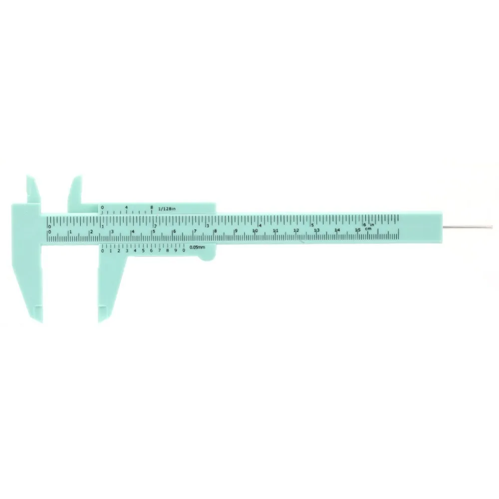 Plastic Vernier Caliper 150mm Length 0.5mm Accuracy Sliding Gauge Ruler Double Scale Fast Read Design Precision Measuring Tool