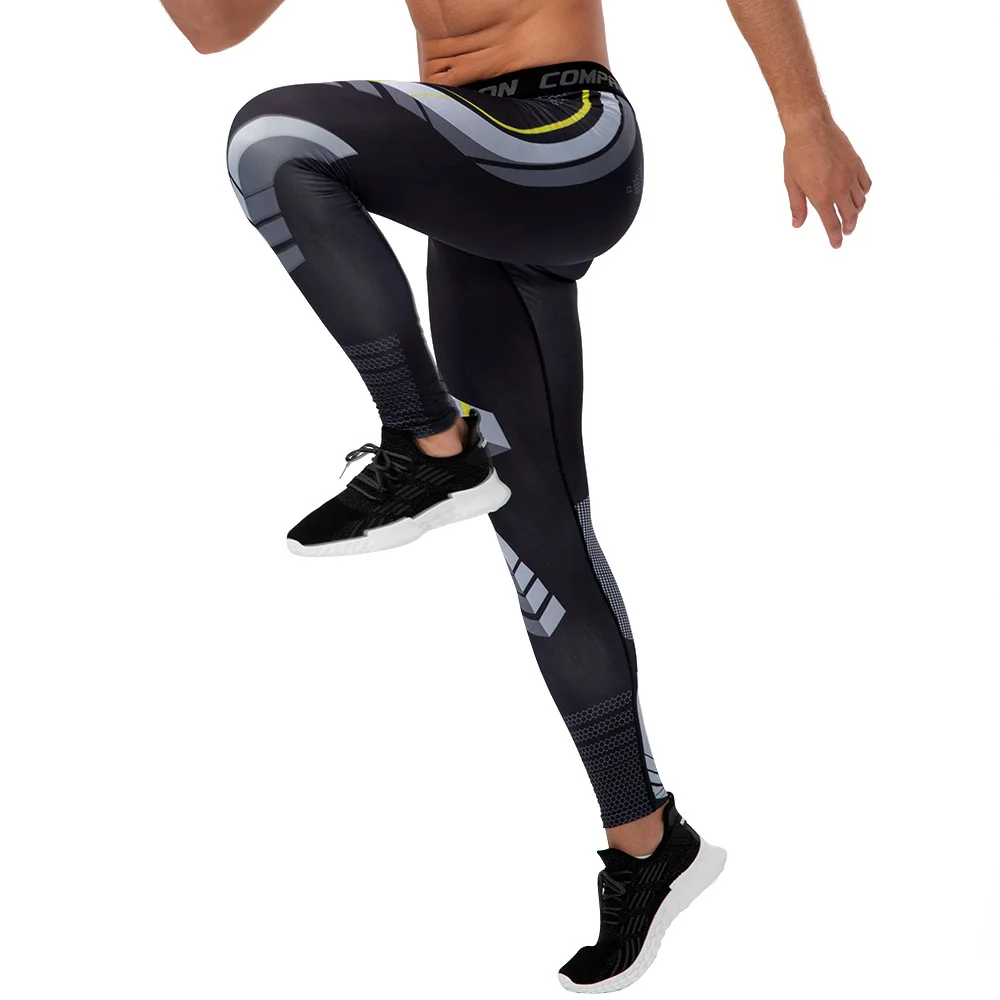 Running Pants for Men Jogging Leggings Male Fitness Sportswear Training Tights Solid Activewear Sexy Rashguard Fitness Clothing