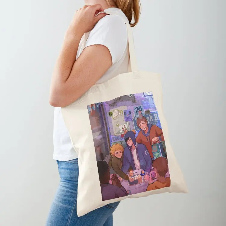 Coffee Shop Corner Tote Bag tote bags men women bag personalized tote bag Shopper handbag