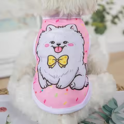 1pc Breathable Dog Clothes Spring Summer Dog Vest Puppy Small Dog T-Shirt French Bulldog Yorkshire Chihuahua Ropa De Perro Corgi