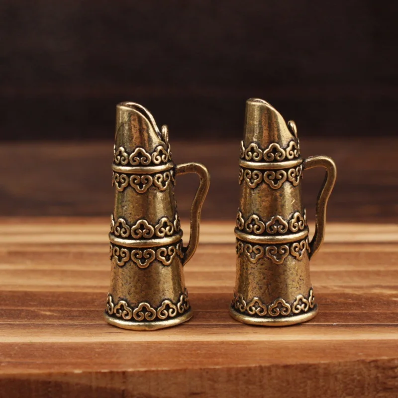 Boiling water bottle small pendant Creative handicrafts Cross-border ornament pendant Brass small ornament