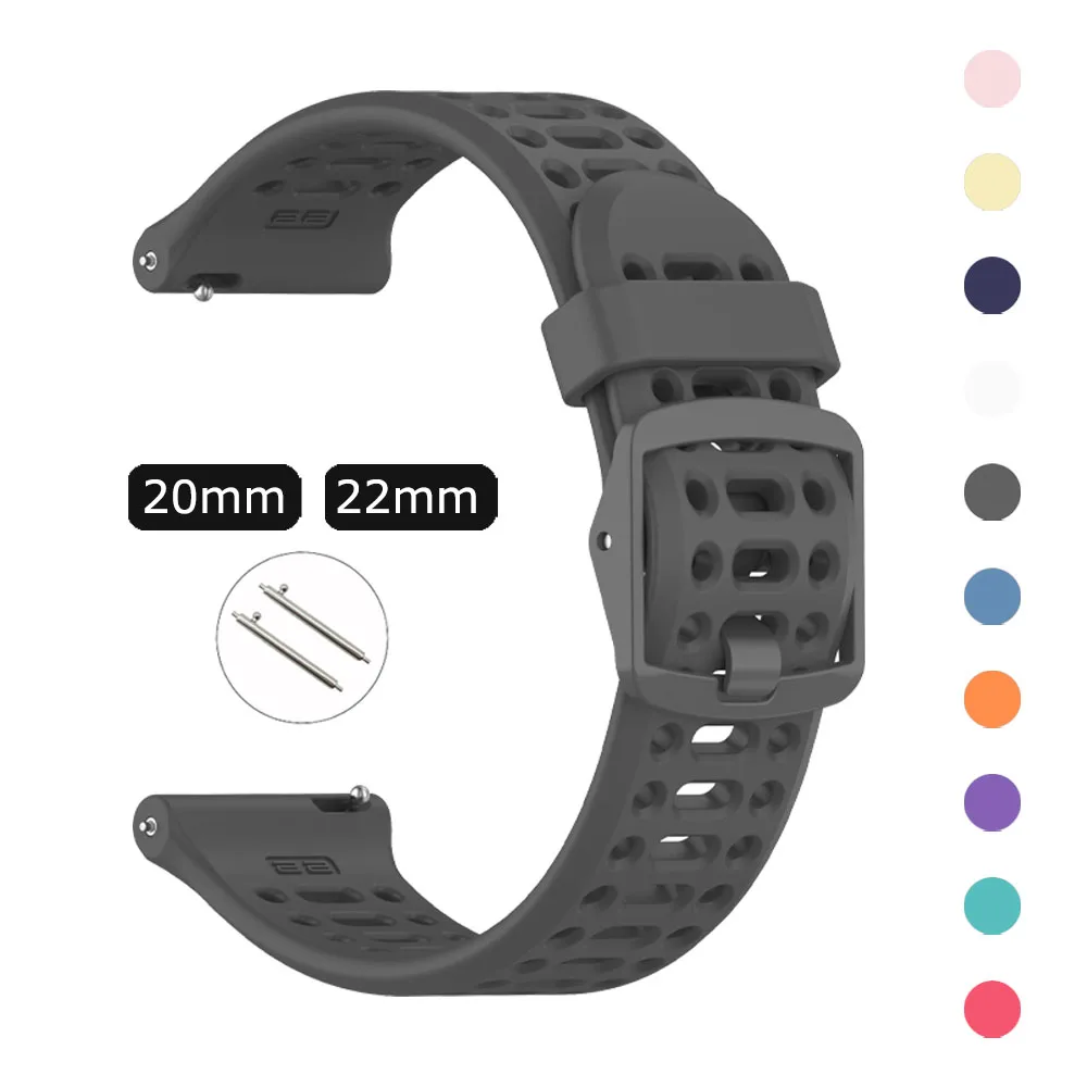 22mm 20mm cinturino per Amazfit BALANCE cinturino in silicone per Amazfit GTR 4 3pro 2/GTS 4 2 mini 3 2e cinturino sportivo per HUAWEI