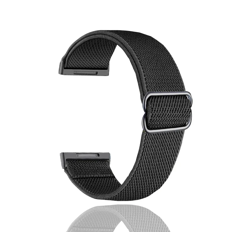 Nylon Strap for Fitbit Versa 3 Adjustable Elastic Smart Watch Bands Wristband for Fitbit Charge 5/Versa 3