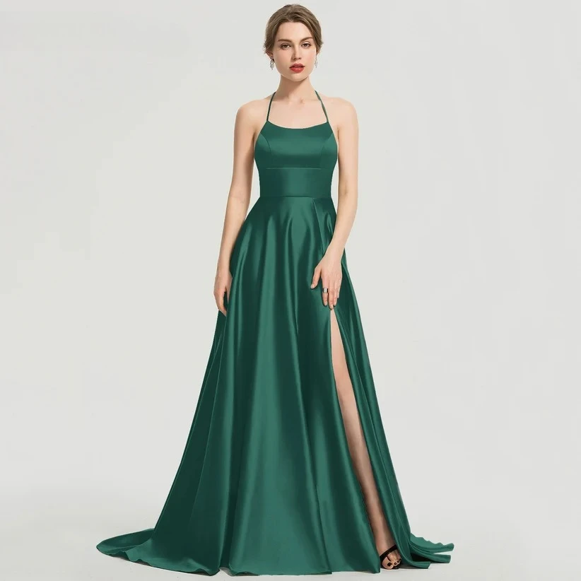 Partykleider 2025, Frau, individuell gestaltet, Abschlussball, Party, Cocktail, Abend, Galakleid für Frauen, schlichtes und elegantes formelles Kleid, Hochzeit