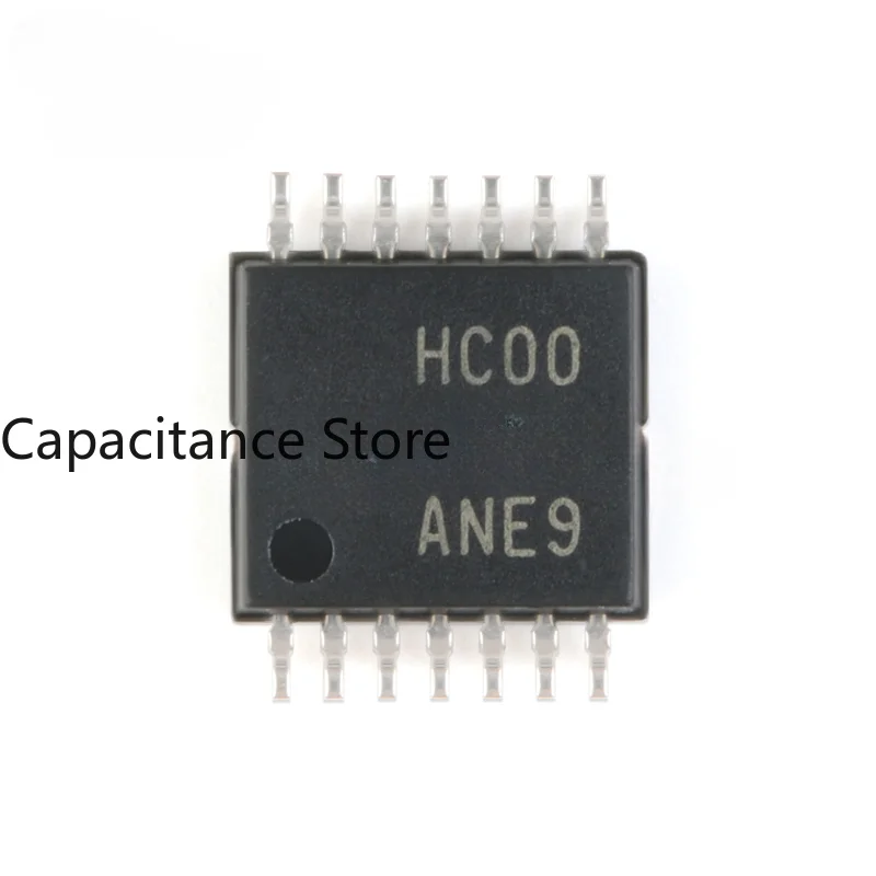 10PCS Original Genuine SN74HC00PWR TSSOP-14 Four Way 2-input Positive NAND Gate SMD Logic Chip