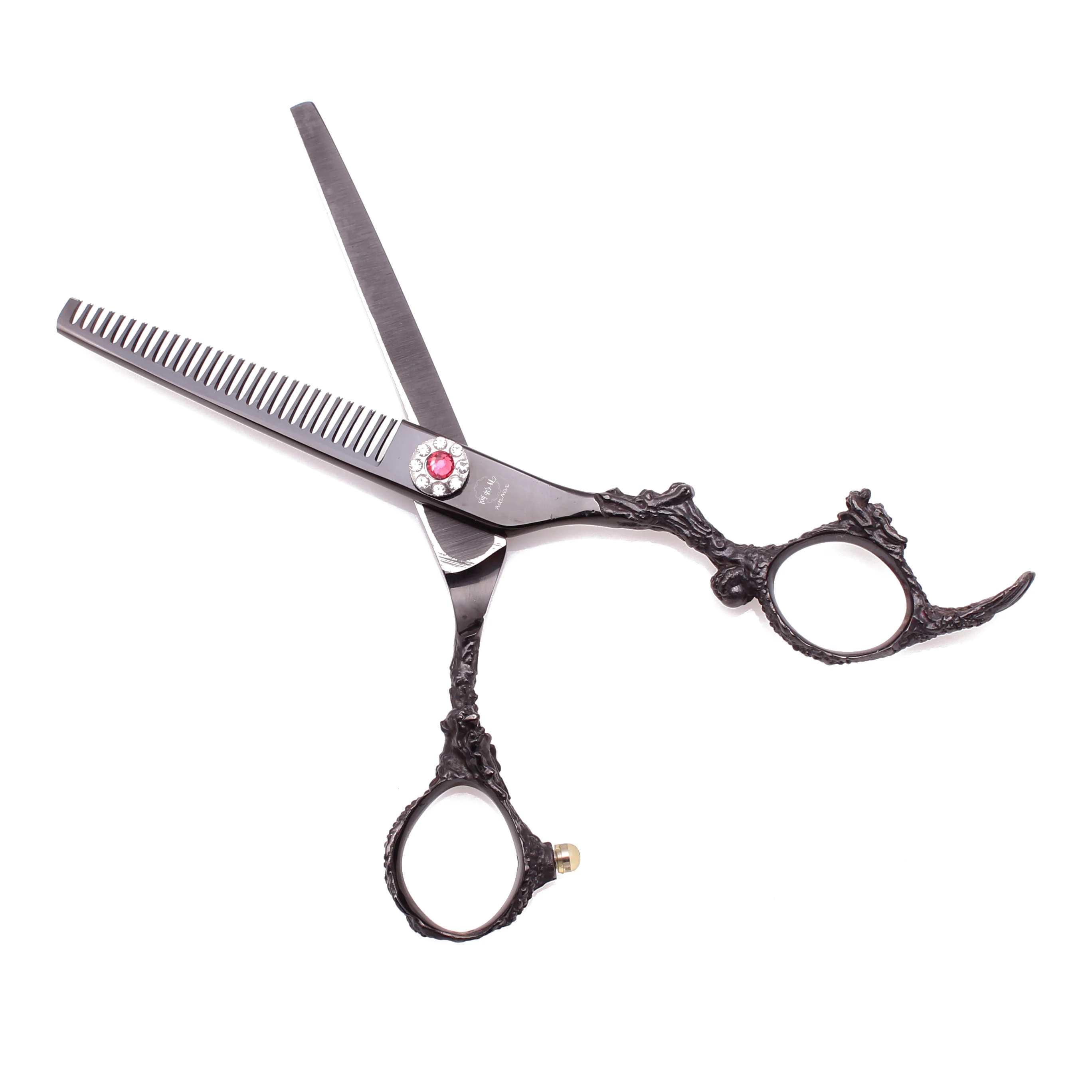 6.0 ''profession elle Haars chere 440c Japan Stahls chere Schere Friseur Ausdünnung Salon Friseur & Home Drops hipping a9005 – Detail 16