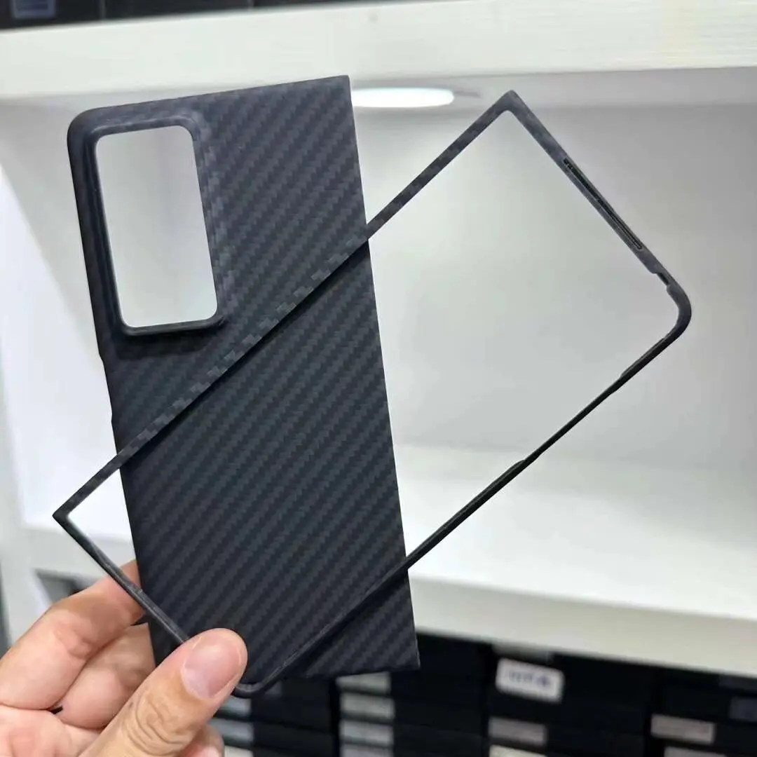 Funda 100% de fibra de carbono auténtica para Honor Magic V2 MagicV2, funda protectora ultrafina de fibra de aramida mate a prueba de balas para teléfono