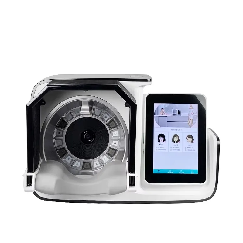 肌分析器メーカー インテリジェントフェイステスター 検出器マシン 肌診断分析システム