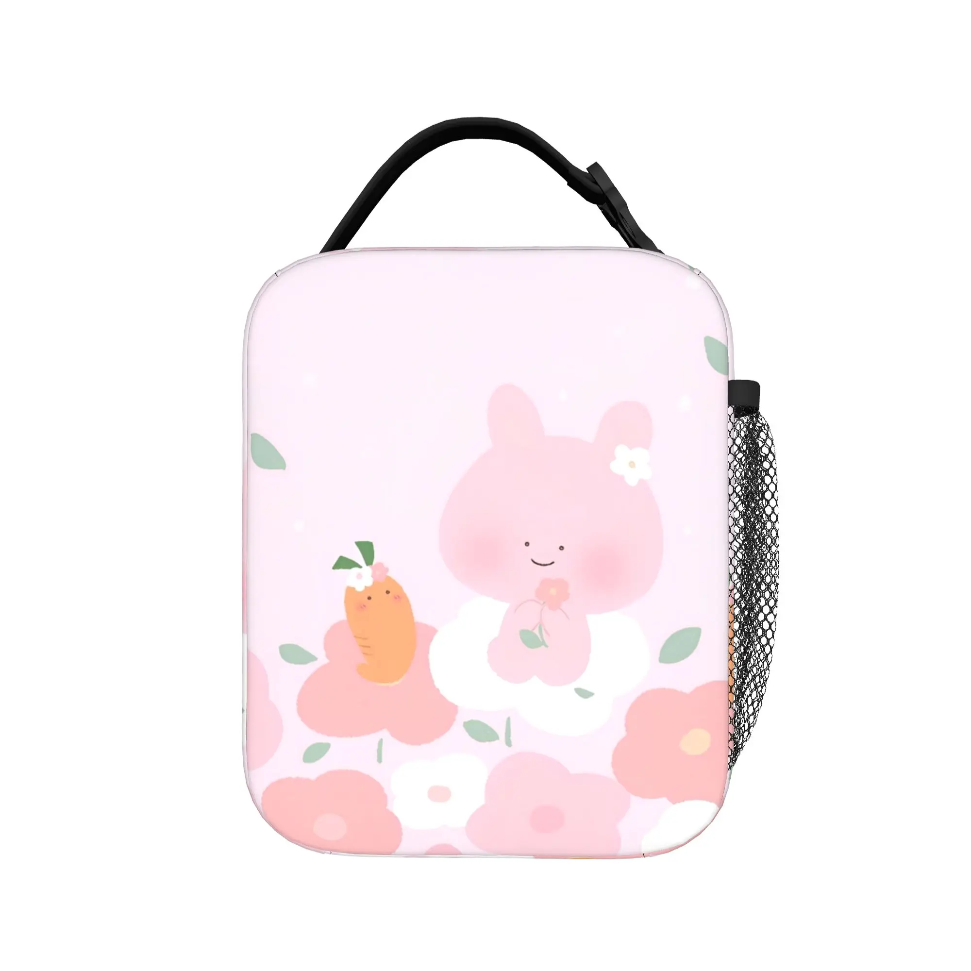 Asamimichaan Asleep Cartoon Insulated Lunch Bag Leakproof Cute Asamimi Lunch Container Cooler Bag Lunch Box Tote Food Bag