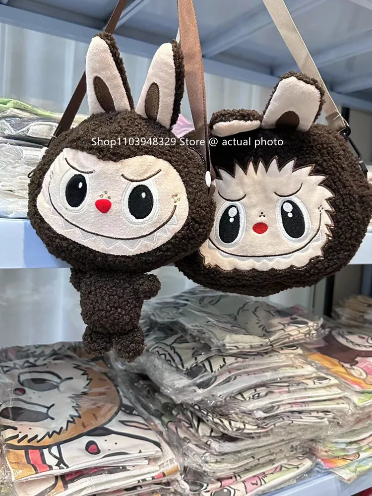 Labubu Shouder Bag Cartoon Brown The Monsters New Arrive Student Crossbody Bags Outdoor Travel Kids Winter Gift Christmas YE11C