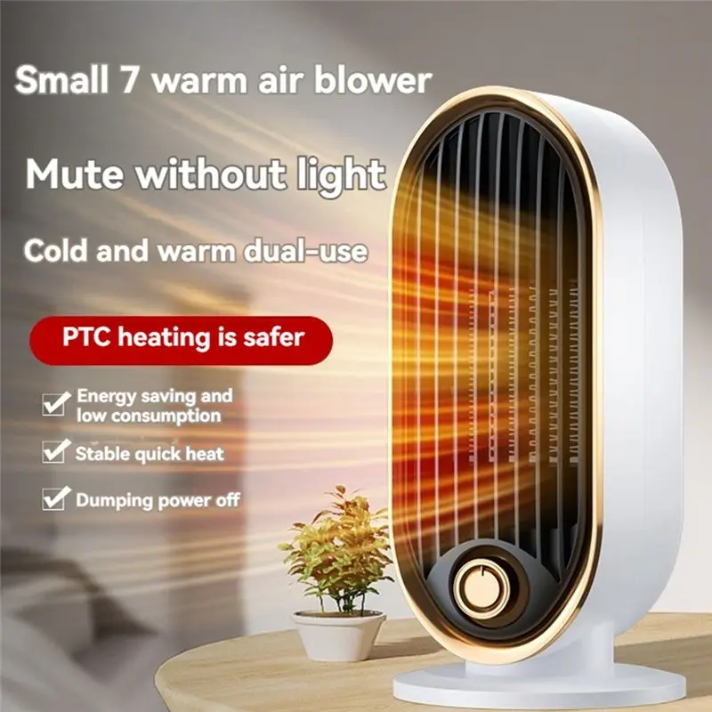AEE4-Electric Heater Space Heaters Office Desk Heaters Portable Small Mini Space Heaters With Overheat Protection EU Plug