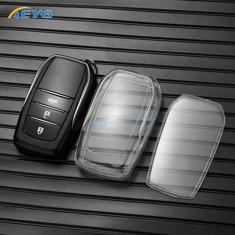 TPU Car Remote Key Case Cover For Toyota RAV4 Crown Hilux Fortuner Camry Land Cruiser Prado Protect Shell Fob Accessories - Image 5