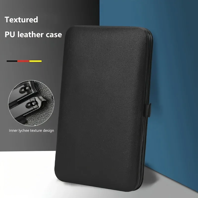 7/10/12 pezzi set manicure classico nero piedi mani accessori viso in acciaio inossidabile, tutti i tagliaunghie neri