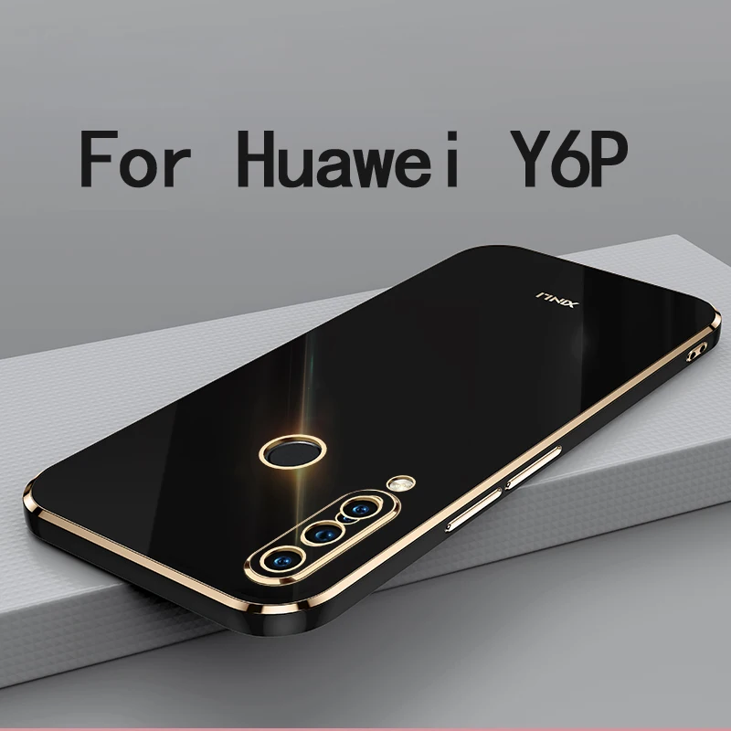 For Huawei Y6P Case Cover For Huawei Y6P High Quality Soft TPU Anti-fingerprint Camera Protection Case Cover