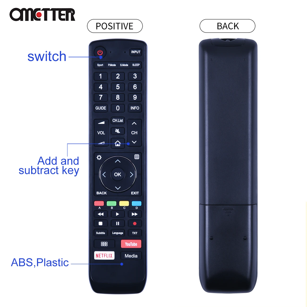 ERF-6A31 original para hisense tv comando à distância erf6a31