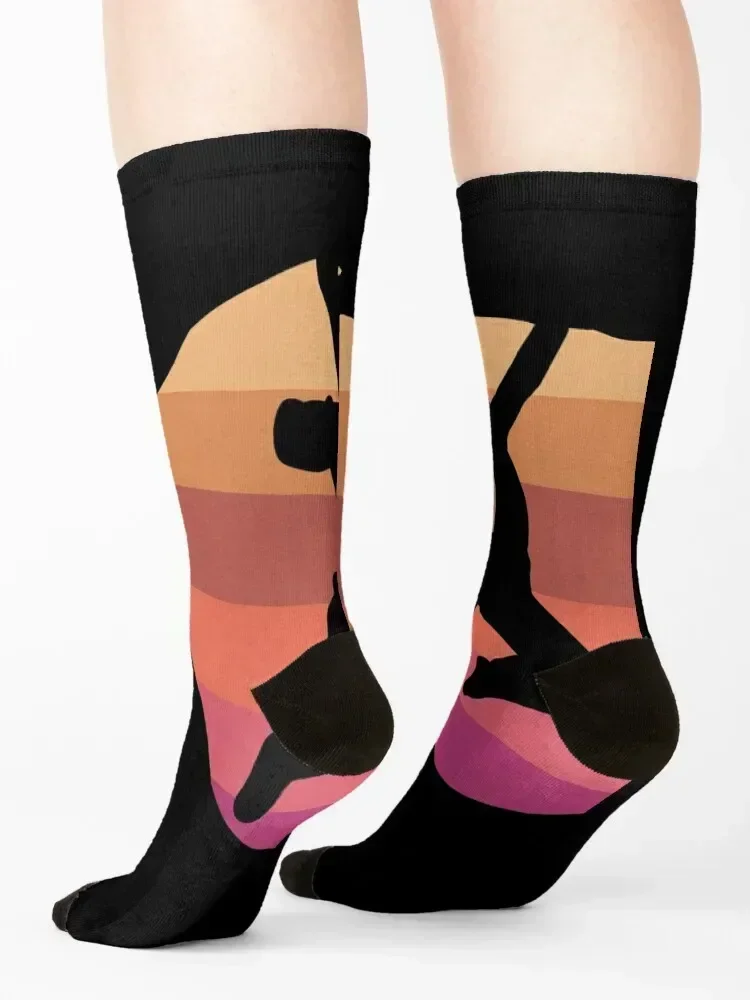 Retro Climber Bouldering Mountain Boulderer Gift Socks warm winter soccer anti-slip Non-slip kids Men Socks Luxury Brand Women's