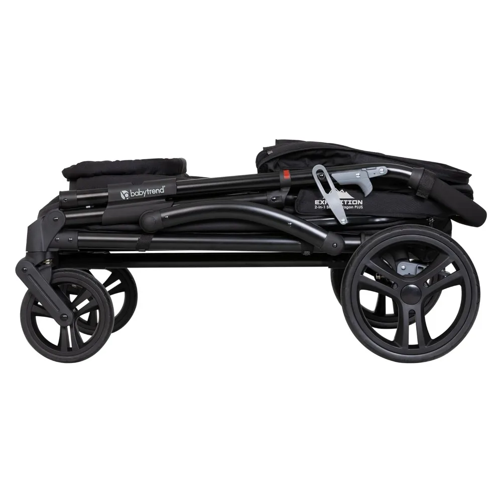 Expedition-Poussette chariot 2 en 1 PLUS, ultra noir