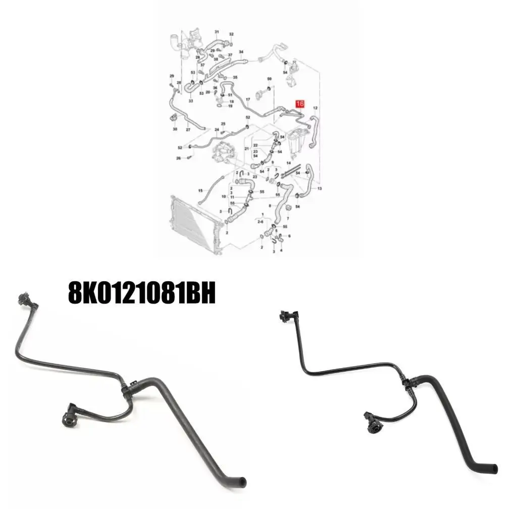 8K0121081BH 95B121447A Replacement Part Return Pipe Parts for Wagon 2013-2015  