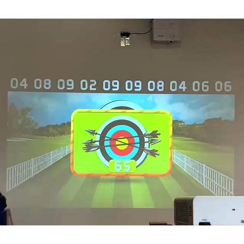 Interactive Projection Auto-Scoring Archery System Bow Archery Shooting Indoor Playground