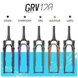 Lexon 700C Suspension Gravel Fork 40/50mm Travel E-Bike Ready Road Suspension Fork 12×100MM  E-Gravel Bicycle Front Fork