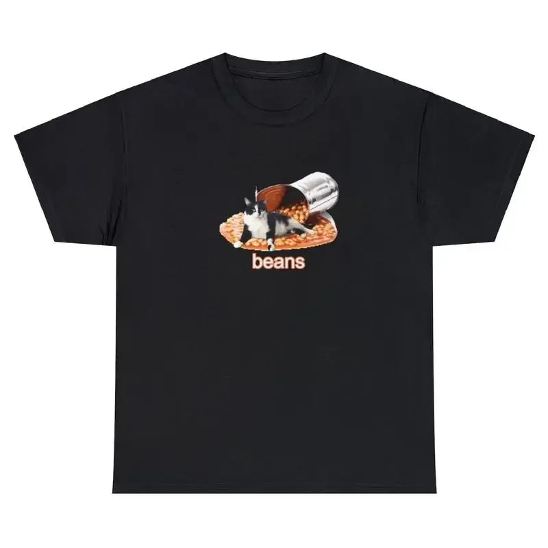 Camiseta de gato en lata de frijoles, divertida camiseta extraña y irónica de enfermería extraña específica