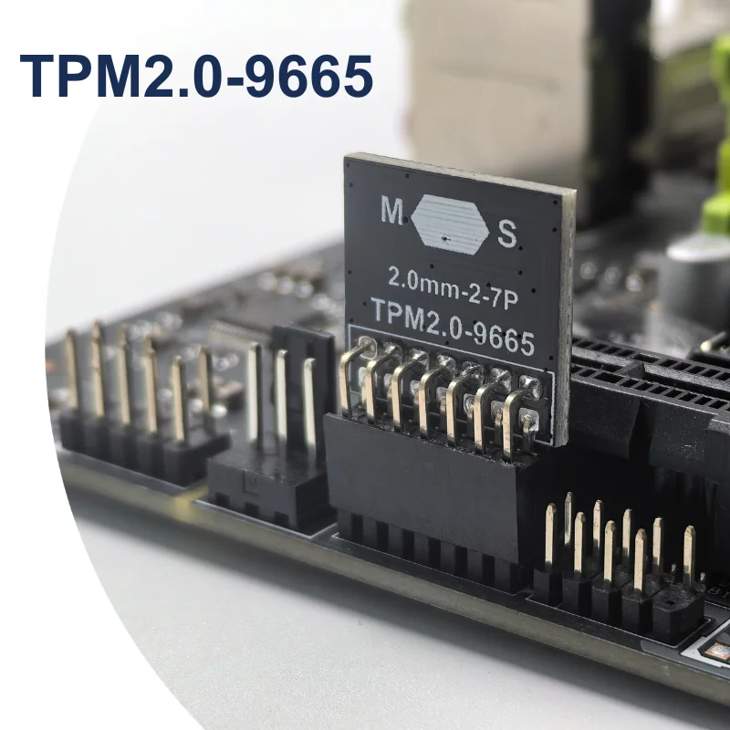 Placa Mãe X99-P4 with Discrete TPM 2.0 Module Supports Win11 Secure Boot Xeon E5-V3/V4 DDR4 DIMM NVMe M.2 SATA3.0 USB3.0