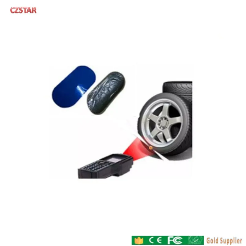 czstar 30pcs vehicle uhf RFID Tire Tag epc gen2 passive vehicle RFID Patch Tire tag 860-960MHz For tire Inventory Management