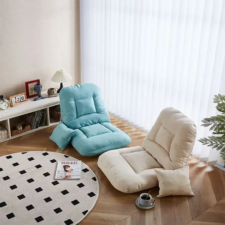 Lazy Sofa Recliner Kennel Single Backrest Chair Leisure Bedroom Tatami Folding Seat Bed Bay Window Balcony Living Room Sofas