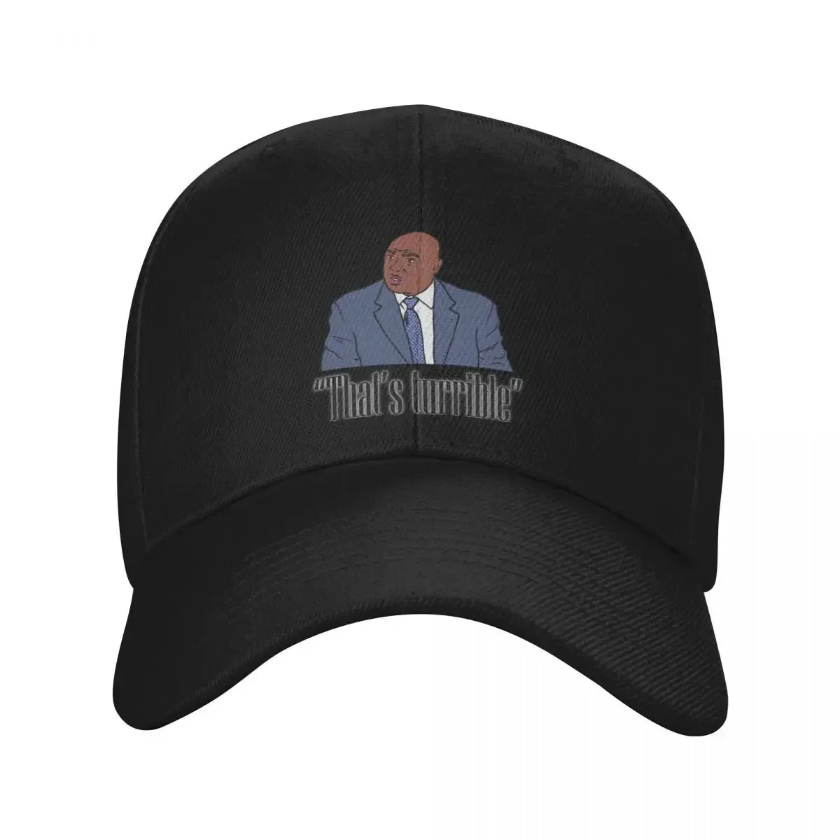 Charles Barkley That's Turrible Baseball Cap western Hat Beach Outing Unique hats Woman Hats Men's