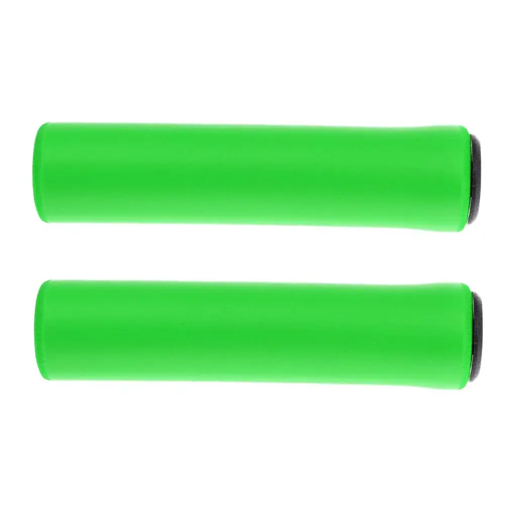 1 Pair of Soft Silicone Cycling Gloves Handlebar Tube Grips