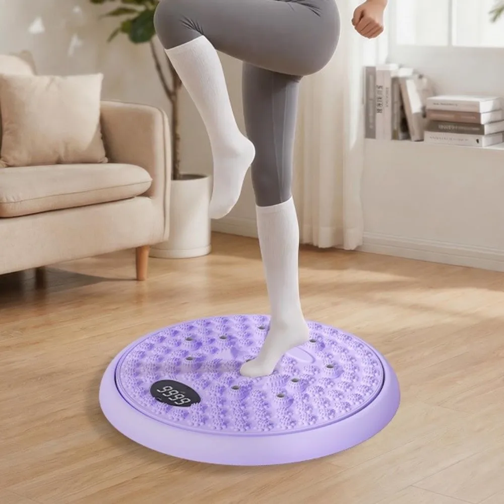 Shiatsu Board Non-Slip Waist Twisting Disc Counter Turnable Twist Machine Magnetic Portable Foot Massager Home
