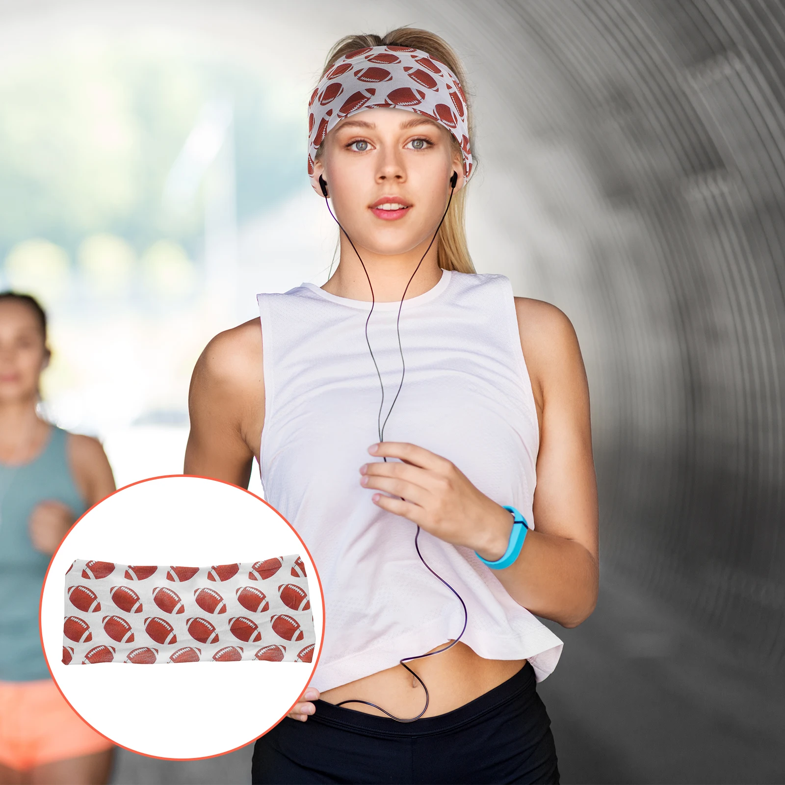 

Soft Sweat Absorbent Headband for Women Girls Fashion Hair Band Softball Accessories Sports Running Travel Fitness Hair Wide