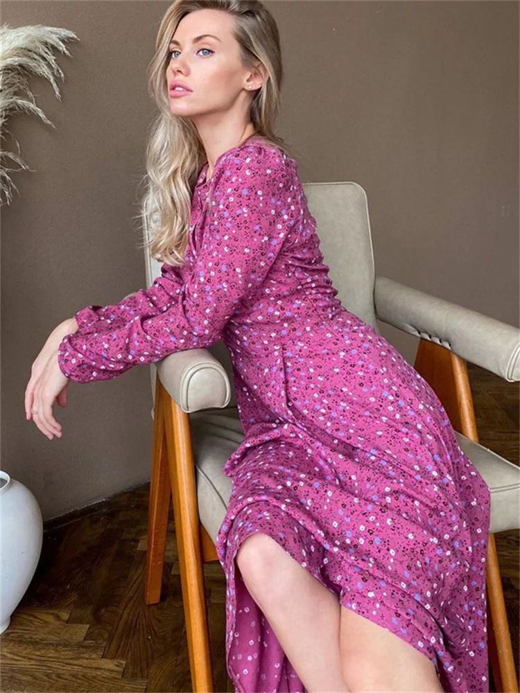 Modna sukienka Maxi z nadrukiem z wycięciami dla kobiet wąski Patchwork na zamek błyskawiczny sukienka z wysokim stanem elegancka luksusowa sukienka Boho imprezowe nowa