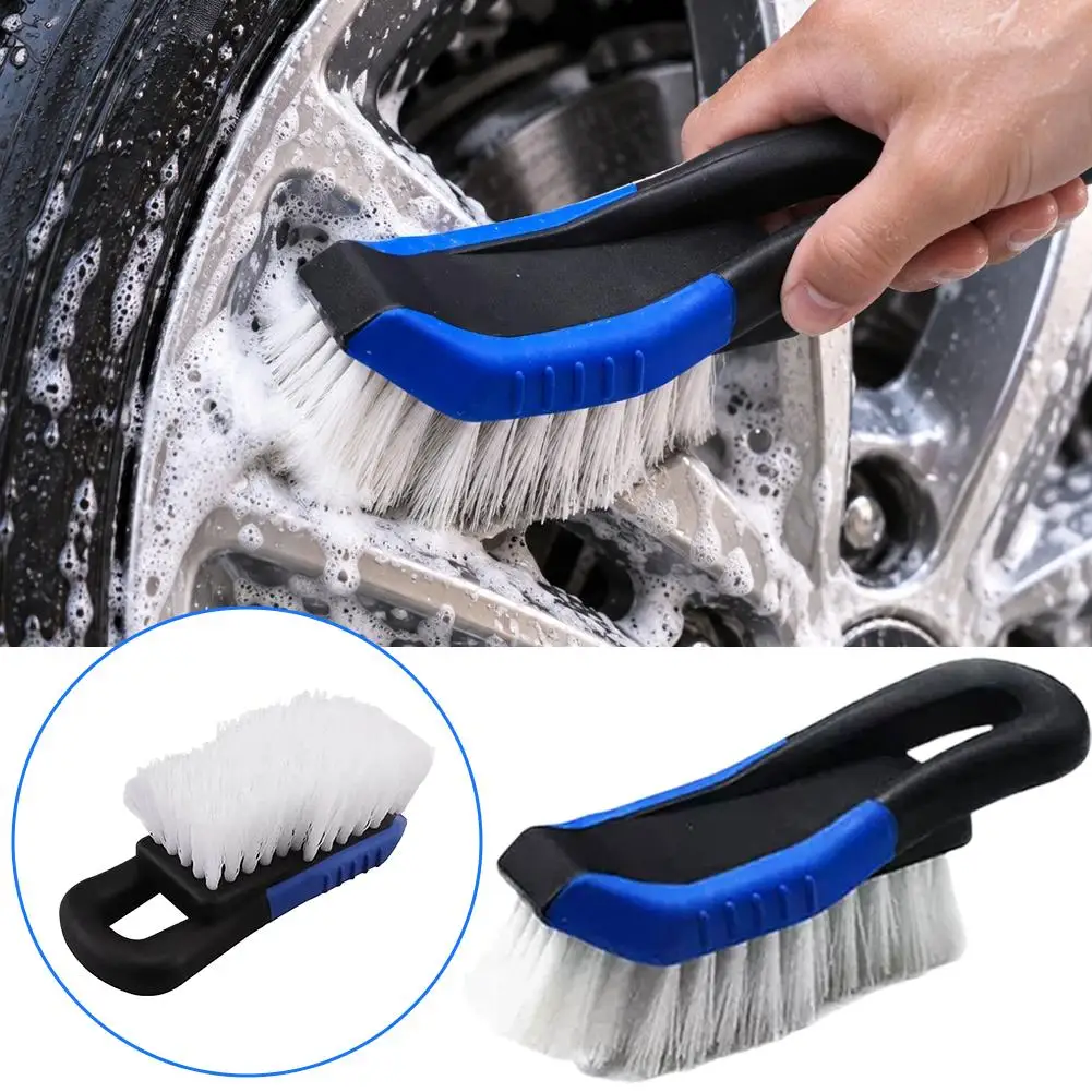 1 Pcs Car Carpet Tire Brush and Upholstery Cleaner Carpet Brush Scrubber for Car Interior Seat Fabric Cleaner for Stains Hair