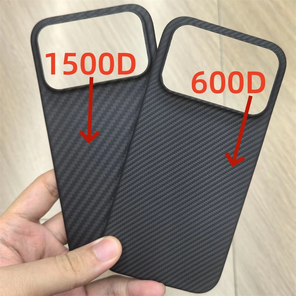 حافظة من ألياف الأراميد لهاتف آيفون 17 برو ماكس حافظة خفيفة رفيعة - ملمس أقل غطاء مقاوم للصدمات ومضاد للخدش