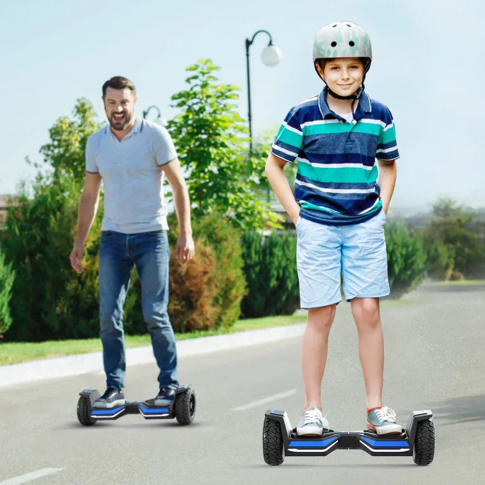 Hoverboard tout-terrain à LED, 10 pouces, sparadrap électriques à auto-équilibrage, vente en gros