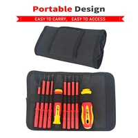 10Pcs Interchangeable Blade VDE Insulated Screwdriver Set with Case Magnetic 500V Home and Professional Use Electricians Tools 6