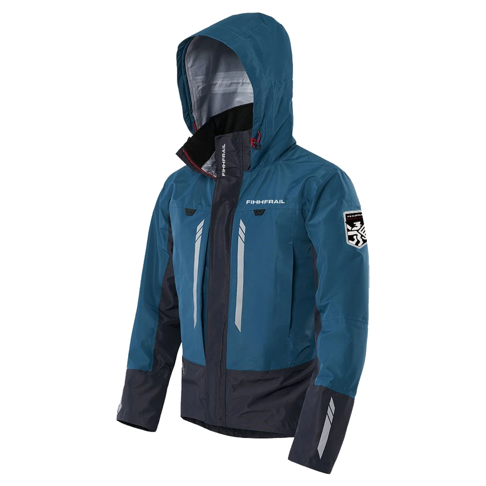 

HARD-TEX Waterproof Windbreaker Men КУРТКА GREENWOOD BLUE Hunting Flying Fishing and Riding All Terrain Vehicles Men Jacket