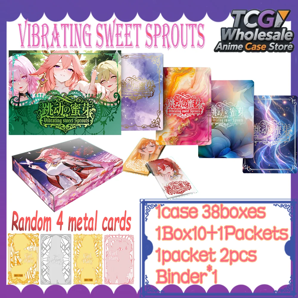 Meikashe Vibranting sweet Sprouts Goddess Story Cards Waifu Booster Box CCG ACG Collectible peripheral Hobby cards Gifts