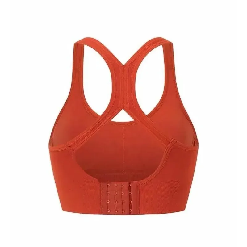 เสื้อชั้นในสตรีบุฟองน้ำหัวเข็มขัดกันกระแทกชุดกระชับสัดส่วนเสื้อกล้ามออกกำลังกายวิ่งออกกำลังกายแบบไร้รอยต่อชุดชั้นในโยคะชุดชั้นในออกกำลังกาย