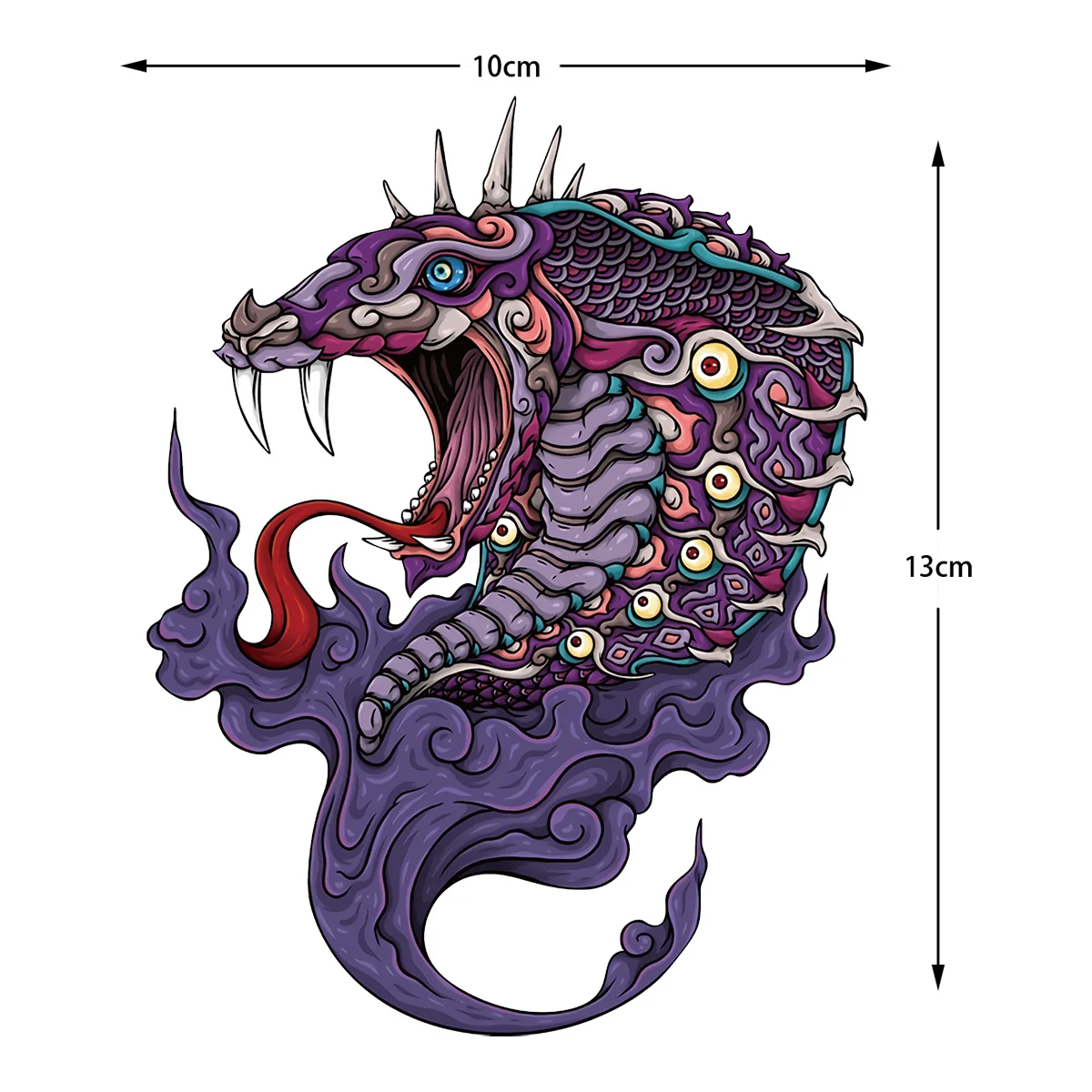 JDM Style Totem Waterproof Vinyl Stickers Samurai Hannya Dragon Lion Deer Decals For Car Door Window Trunk Motorcycle Helmet