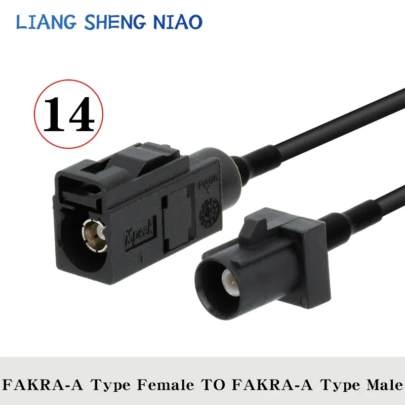 RG174 Coax Cable line FAKRA A TYPE TO SMA Male Female Coaxial cable Connector RF Crimp for Cable GPS Antenna 3G universal A TYPE