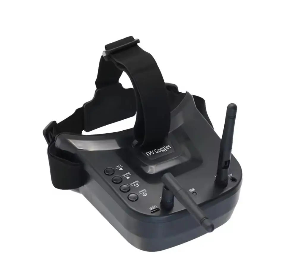 

VR009 5.8G 40CH Auto-Searching Double Antennas mini FPV Goggles 3.0 Inch 480*320 LCD Screen Built-in Battery Toys