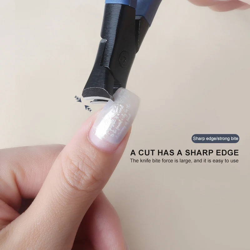 Large Size Stainless Steel Nail Clipper - Professional Toenails Trimmer Thick Hard & Durable Nail File for Household Use