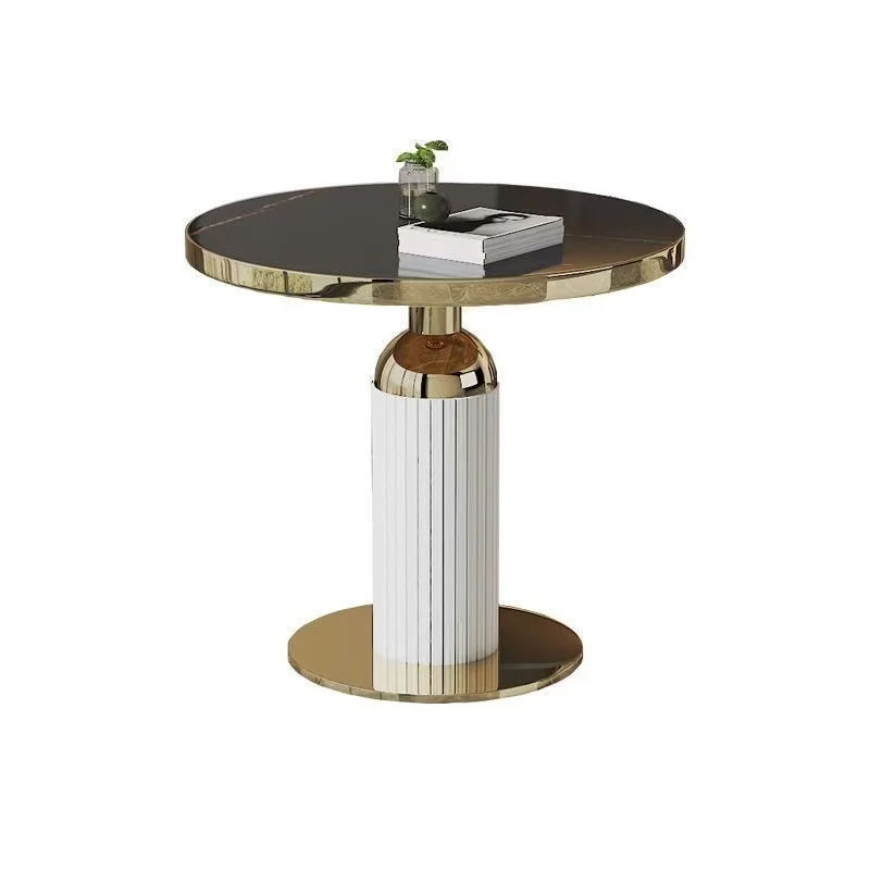 

Home luxury metal living room Nordic style negotiation reception side table