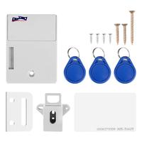 AEF1-Digital Cabinet Intelligent Electronic Locks Invisible Sensor Lock EMID IC Card Drawer For Wardrobe Furniture Hardware